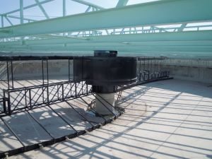 Central drive scraper bridge for circular tank diameter up to 30 m, ECOMACCHINE, model EM16