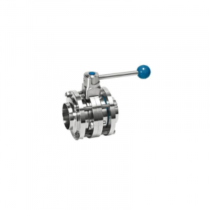 Butterfly valve EGMO stainless steel 304L, flange connection