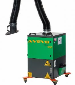Мобилен екстрактор за засмукване на дим от заваряване Avevo MSU 100eco, с едно рамо