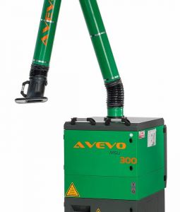 Мобилен екстрактор за засмукване на дим от заваряване Avevo MSU 300 AUTO - автоматичен, с едно рамо