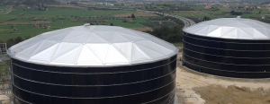 Алуминиев куполен покрив за резервоар Permastore