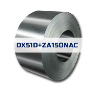 Aluminized - zinc-aluminum (ZA) sheet metal in coils (3 -5 tons) - DX51D+ZA150NAC