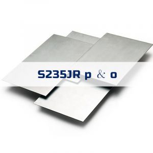 Hot rolled stained and oiled sheet metal S235JR p & o