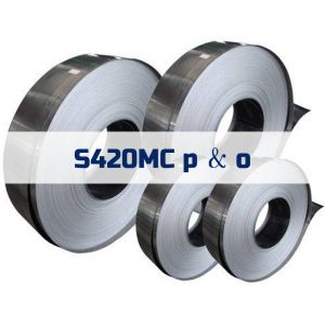 Hot rolled stained and oiled strip sheet S420MC p & o